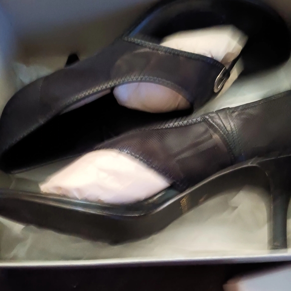 ANN MARINO BLACK HIGH HEELS - Picture 8 of 16